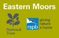 Eastern Moors, National Trust and RSPB Logos